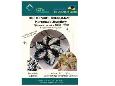 Free activities for Ukrainians every Week, Dublin South City Partnership